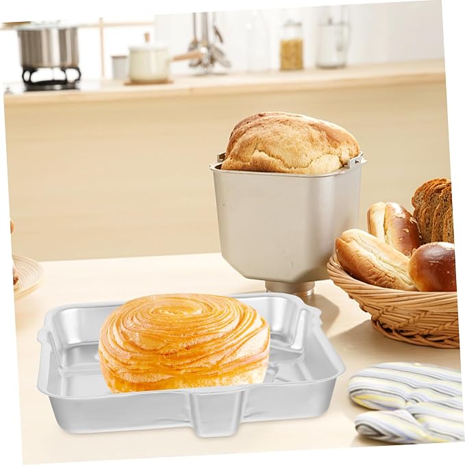 OUNONA Aluminum Alloy Gift Box Cake Baking Pan Non-stick Baking Mold for Cakes Breads Desserts Easy to Use Reusable for Beginners Professionals - Image 4