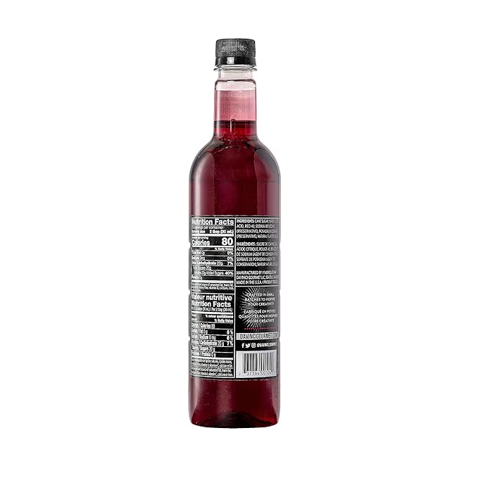 DaVinci Gourmet Classic Raspberry Syrup, 25.4 Fluid Ounces (Pack of 1)
