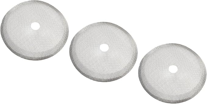 3PCS Stainless Steel Reusable Mesh Filters for French Press Coffee Maker Replacement Screen for 350ML 800ML 1000ML Sizes