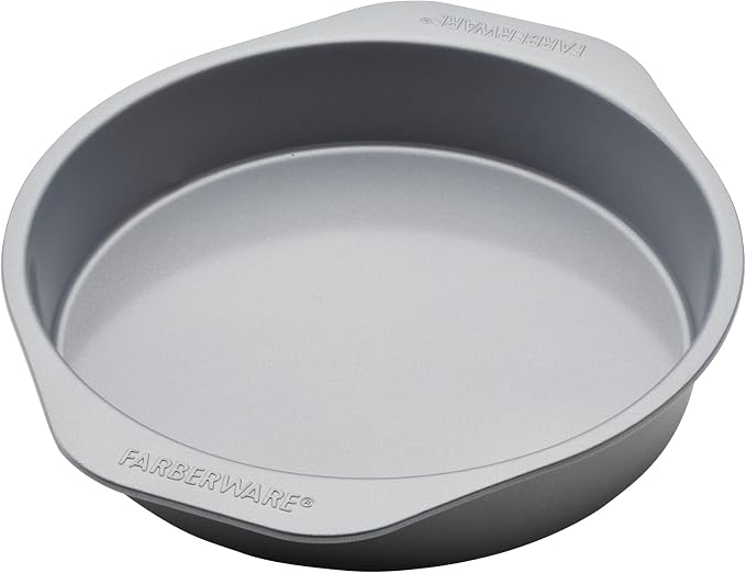 Farberware Golden Bake Nonstick Round Cake Pan Set, 2-Piece | Insulated Non Stick Round Cake Pan Set, Oven Safe to 450°F, Easy Release, Dishwasher Safe, in Gray - Image 10