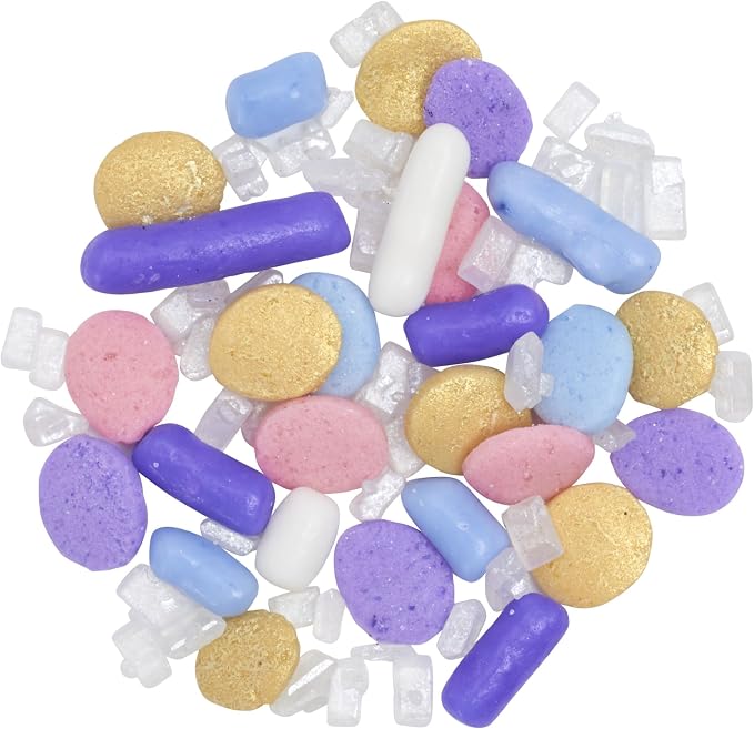 DecoPac Wonderment Fusion Mix Sprinkles, 26oz, Shaped Candy Sprinkles in Handheld Container, Edible Decorations For Celebration Cakes, Cupcakes, Cookies and Donuts - Image 3