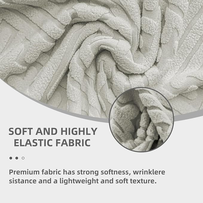 Chair Covers for Dining Chairs, Stretch Jacquard Dining Chair Silpcovers Set of 6, Cat Scratch Resistant Washable Dining Chair Covers, Removable Chair Protectors for Dining Room, Kitchen, Hotel - Image 4