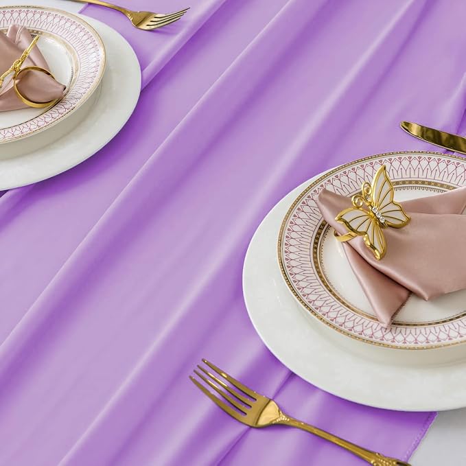 Pack of 10 | Orchid | 14ft Chiffon Table Runner 29x170 Inches Long Romantic Rustic Sheer Gauze Runner for Wedding Bridal Shower Birthday Banquets Engagement Spring Easter Boho Decorations - Image 4