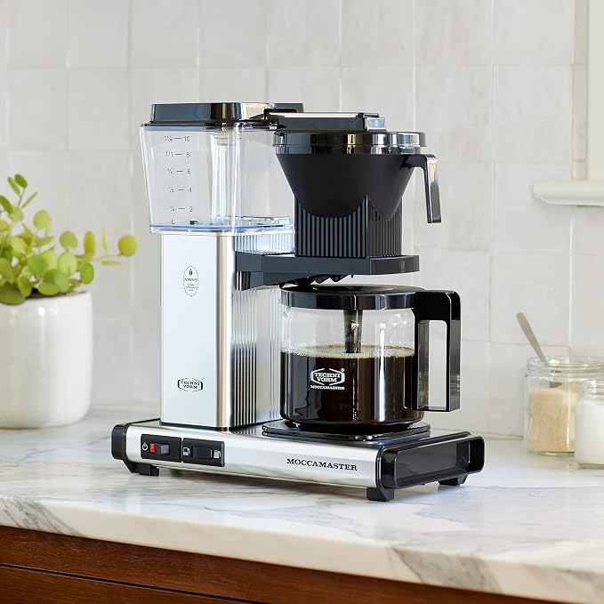 Moccamaster 53948 KBGV Select 10-Cup Coffee Maker, Matte Black, 40 ounce, 1.25l - Image 8