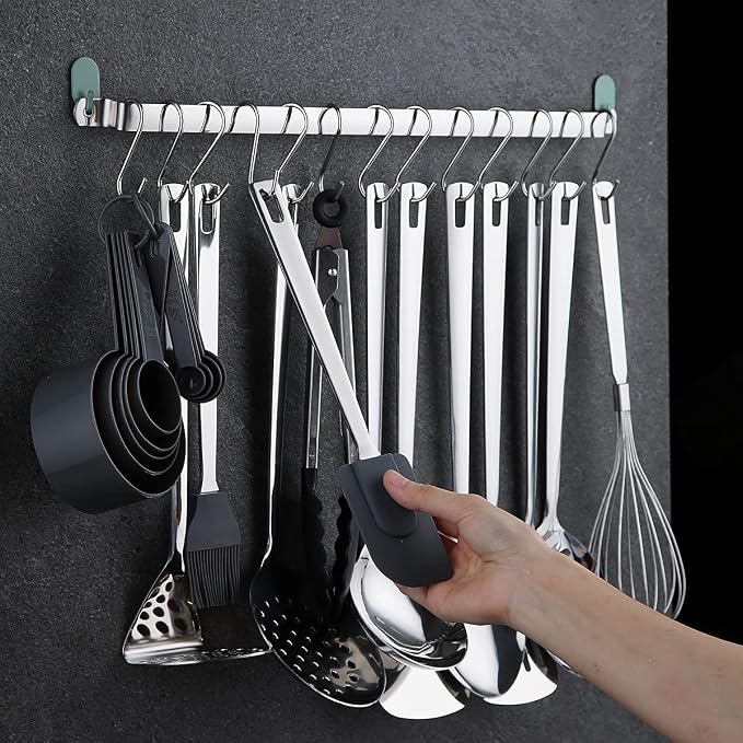 Stainless Steel Cooking Utensils Set,Kyraton 37 Pieces Kitchen Utensils Set, Kitchen Tool Gadgets Set with Utensil Holder Non-Stick and Heat Resistant Dishwasher Safe - Image 5
