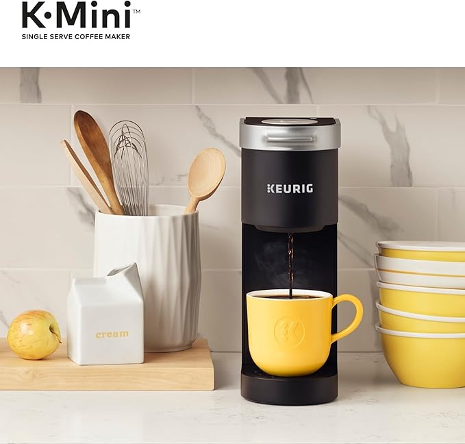 Keurig K-Mini Single Serve K-Cup Pod Coffee Maker, 6 to 12oz Brew size, with Cord Storage, Perfect for Small Spaces, Black | Cord Storage, Small Spaces - Image 11