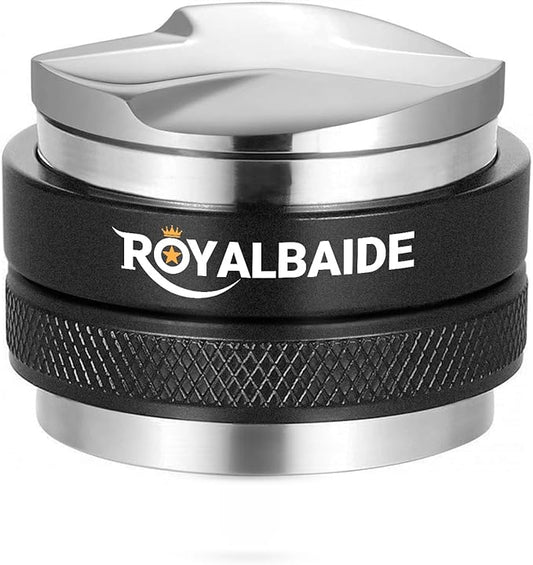 51mm Espresso Tamper and Distributor, Dual Head Coffee Leveler Compatible with 51mm Portafilter, Adjustable Depth Detachable Professional Espresso Hand Tampers