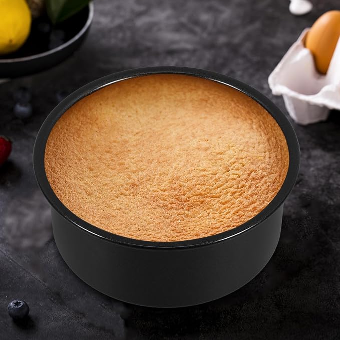 VICASKY Nonstick Detachable round Cake Pan 6-inch Carbon Steel Removable Bottom Baking Mold Oven Use Household Bakeware - Image 6