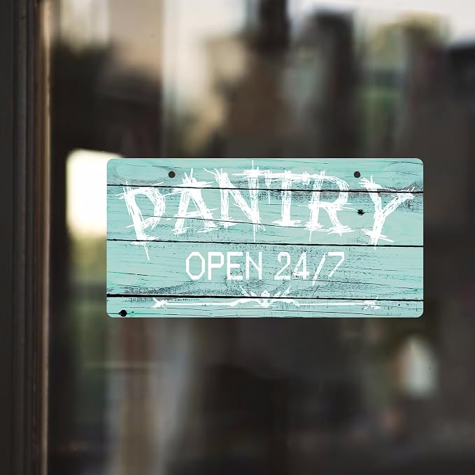 Pantry Sign Pantry Wall Decor Plastic Hanging Signs Pantry Door Sign for Kitchen Pantry Decor Door Decor for Pantry Room Farmhouse Themed Pantry Signs Pantry Decoration Housewarming Gift - Image 5