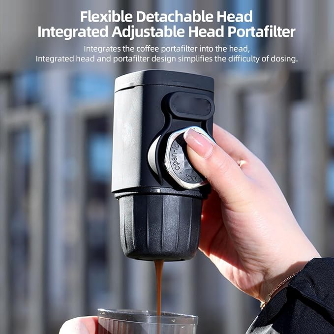 Portable Coffee Maker Compact and Efficient Hand Press Machine for Home Outdoor Travel 304 Stainless Steel - Image 5