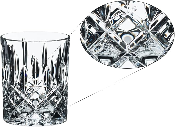 Riedel Spey Double Old Fashioned Whisky Glasses Set of 4 – Premium Crystal Tumblers for Scotch, Bourbon, Cocktails & Whiskey – Elegant Barware Gift - Image 4