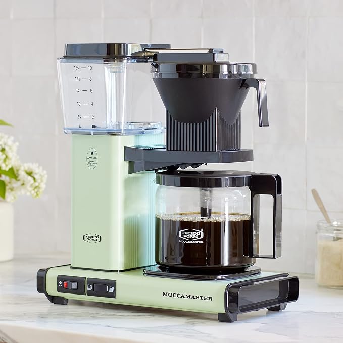Moccamaster 53925 KBGV Select 10-Cup Coffee Maker, Pistachio Green, 40 ounce, 10-Cup, 1.25L - Image 8