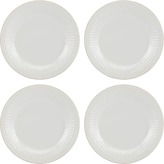 Lenox 895721 French Perle Groove Dinner Plates, Set Of 4 by Lenox