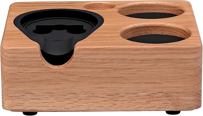 Normcore Espresso Tamping Station, Wooden Espresso Tamper Station, Solid American White OAK Wood Tamper Holder For 51mm 54mm Espresso Machine Accessories