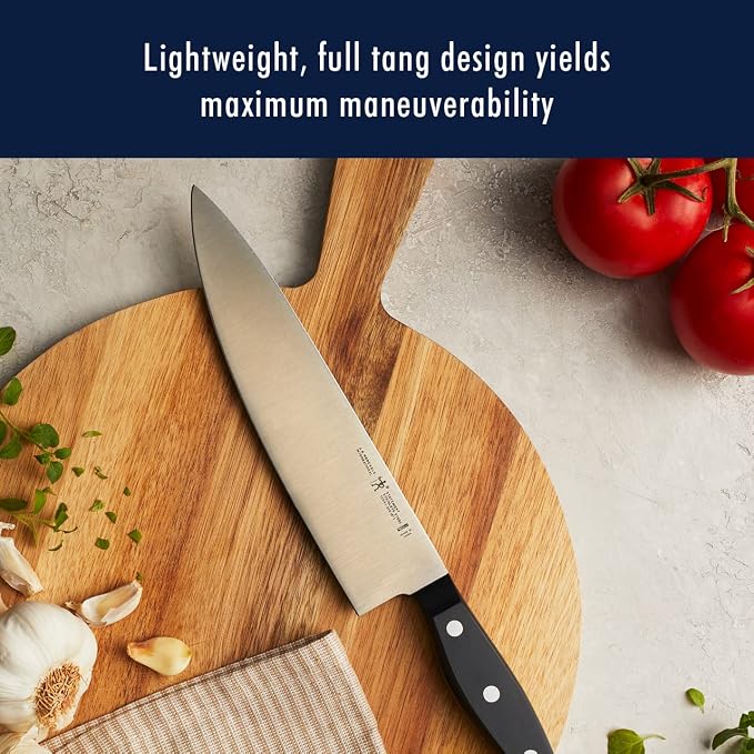 Henckels Statement 12-Pc Knife Block Set, Razor-Sharp, German Engineered | Informed by 100+ Years of Mastery. Effortless Cutting with Lightweight with Comfortable Grip, Dishwasher safe. - Image 6