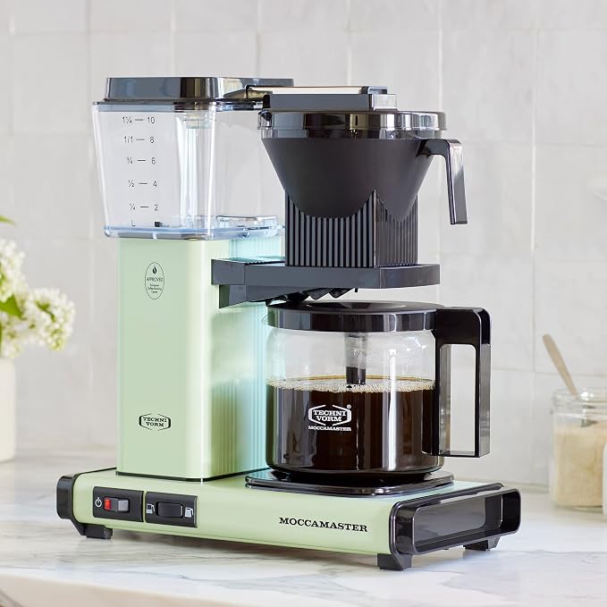 Moccamaster 53925 KBGV Select 10-Cup Coffee Maker, Pistachio Green, 40 ounce, 10-Cup, 1.25L - Image 9