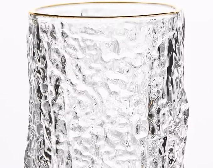 drinking glassware Bark Pattern Embossed Stemless Water Cups(Large) - Image 6