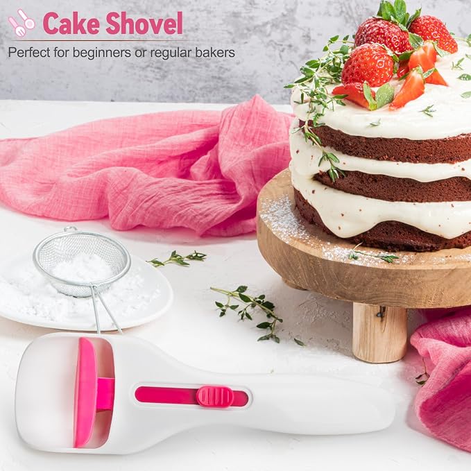 2PCS Cupcake Batter Scoop, One Click Sliding Button Cake Cream Spatulas for Elegant Baking, Pastry & Cake Decorating, ABS and TPE Material - Image 5