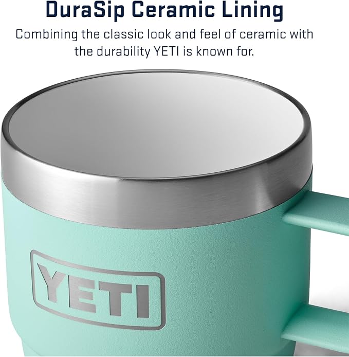 YETI Rambler 6 oz Stackable Mug, Stainless Steel, Vacuum Insulated Espresso/Coffee Mug, 2 Pack - Image 3