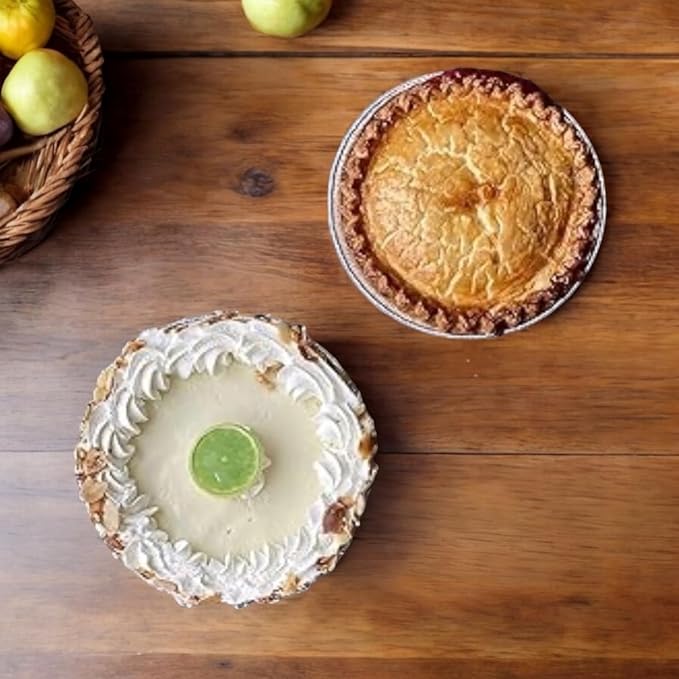 Aluminum Foil 6 inch Baking Pie Pans, 20-Pack | Disposable, Heavy Duty, Made in USA, Mini Pies, Quiche and Tarts Tins - Image 7