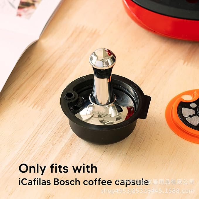 Tyenaza 51mm Stainless Steel Coffee Tamper, Ergonomic Easy to Clean Heavy Duty Coffee Tamper with Handle for Coffee Machines