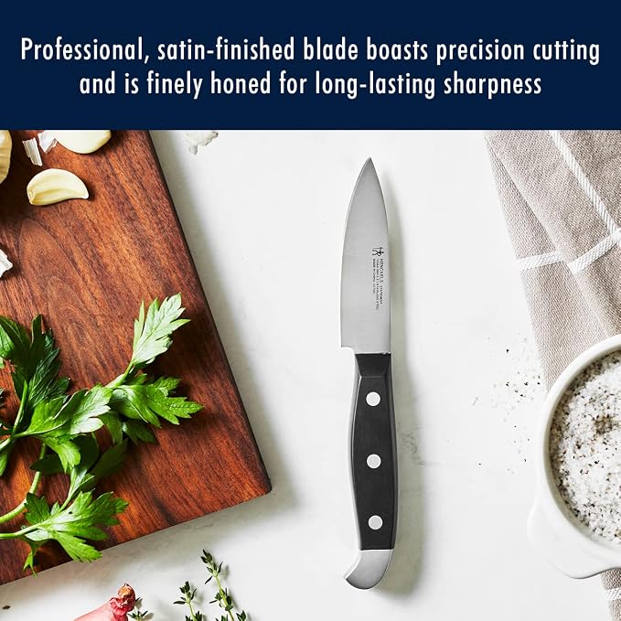 Henckels Statement 15-Pc Knife Block Set, Razor-Sharp, German Engineered | Informed by 100+ Years of Mastery. Dishwasher safe, Comfortable Grip Ideal for Everyday Cooking. High Quality Stainless Steel - Image 9