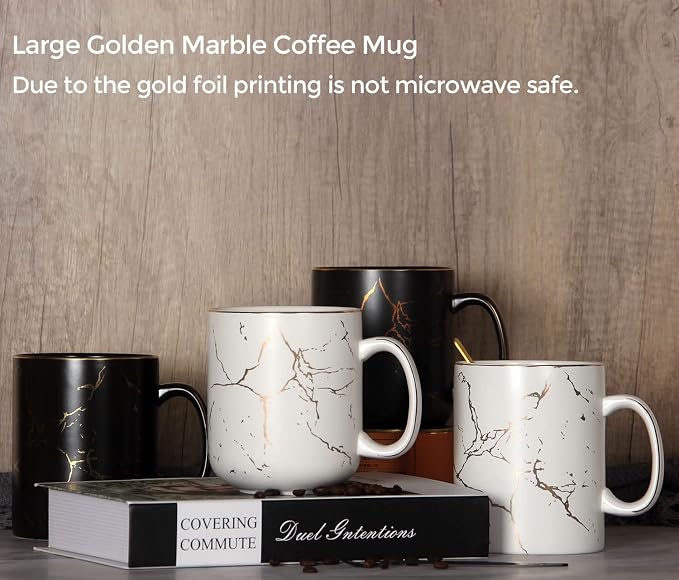 harebe 22 OZ Ceramic Extra Large White Coffee Mug with Handle,Oversized Hot Tall Latte Mugs,Dishwasher Safe Big Capacity Giant Mug for Men Women - Image 7