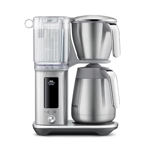 Breville BDC465BSS Luxe Brewer Thermal Carafe, Brushed Stainless Steel | Brew hot coffee and cold brew with this drip coffee machine | Thermal carafe keeps coffee warm for up to 4 hours by Unknown