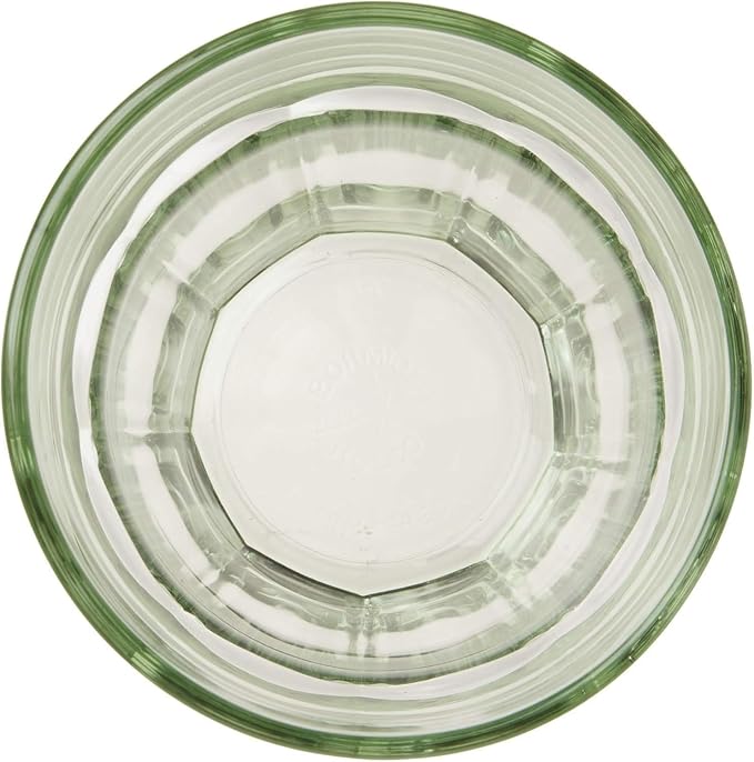 Bormioli Rocco Rock Bar 12.5 oz. Long Drink Stackable Tempered Beverage Glasses for Cold Drinks, Water, and Cocktails, Set of 6, Mint Green - Image 6