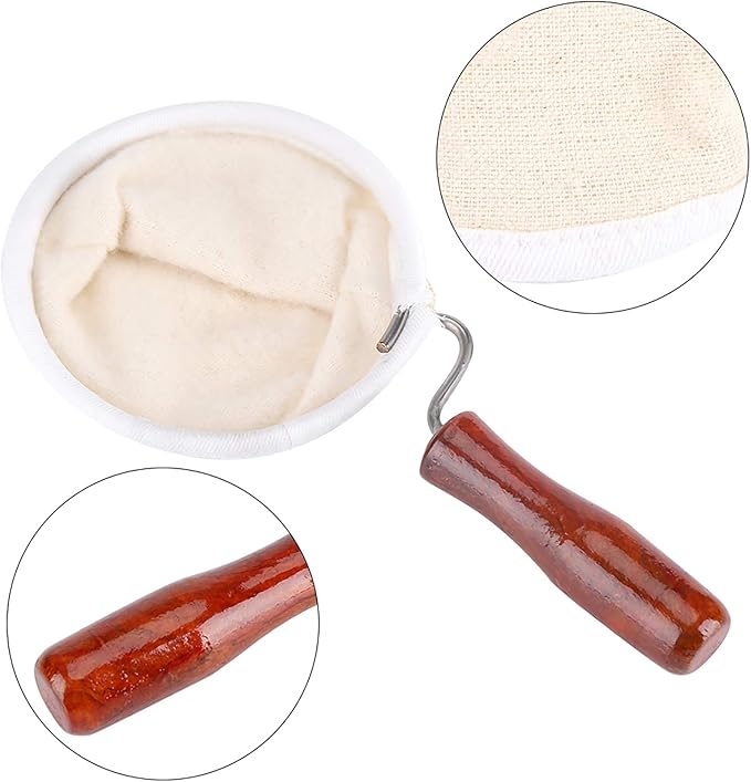 Reusable Washable Coffee Cloth Filter Handmade for Pour Over Coffee Dripper (S)