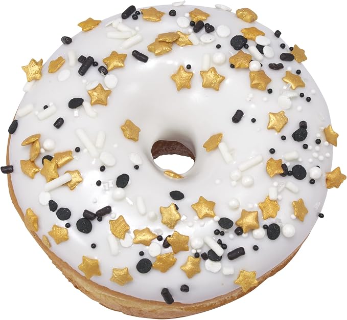 DecoPac Graduation Fusion Mix Candy Sprinkles, 26oz, Fancy Sprinkles in Handheld Container, Edible Black And White Sprinkles For Celebration Cakes, Cupcakes, Cookies and Donuts - Image 23