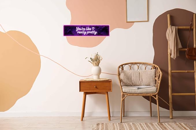 You're Really Pretty Metal Sign 4x16in Cute Compliment Plaque for Bedroom Wall Decor Friendship Gift - Image 5