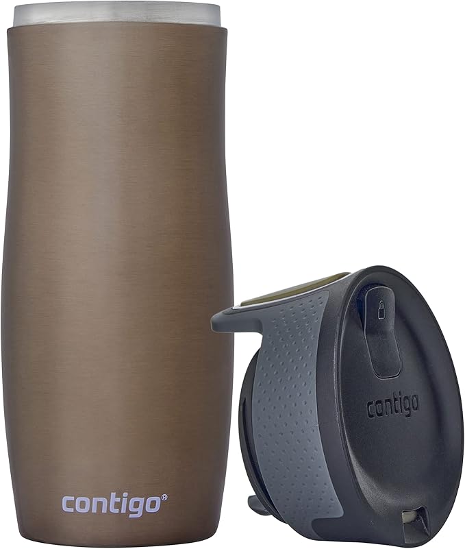 Contigo West Loop Autoseal Travel Mug, Stainless Steel Thermal Mug, Vacuum Flask, Leakproof Tumbler, Coffee Mug with BPA-Free Easy-Clean Lid - Image 4