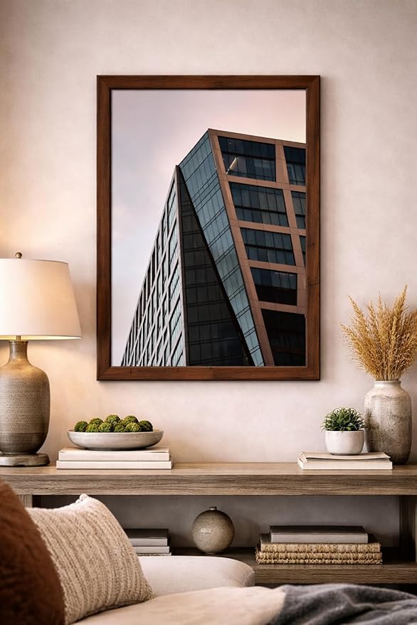 Craig Frames 20x30 Brown Picture Frame, Wall Decor for Art and Photos | A lightweight, shatter resistant acrylic front, made in the USA for a gallery display - Image 2