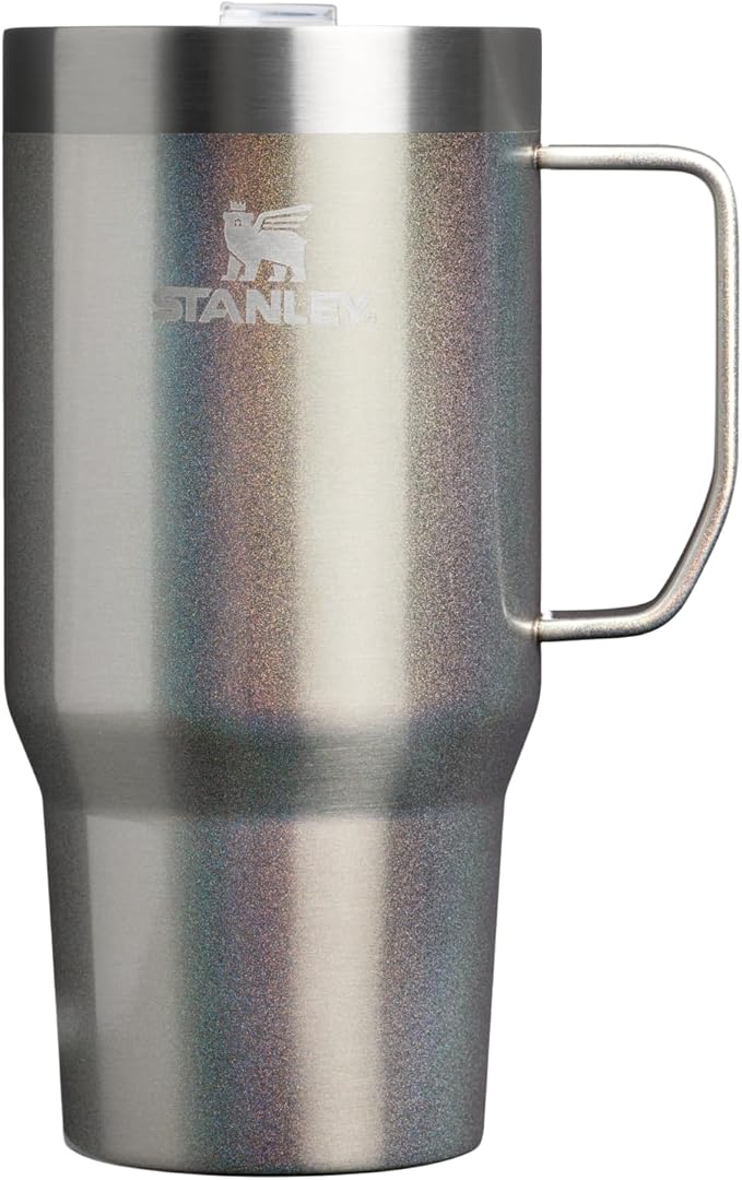 STANLEY The Everyday Suburban Mug | 24 oz | Drink Through Lid | Cup for Coffee, Tea and Drinks | Insulated Stainless Steel Coffee Mug | BPA-Free | Steel Shimmer by Unknown
