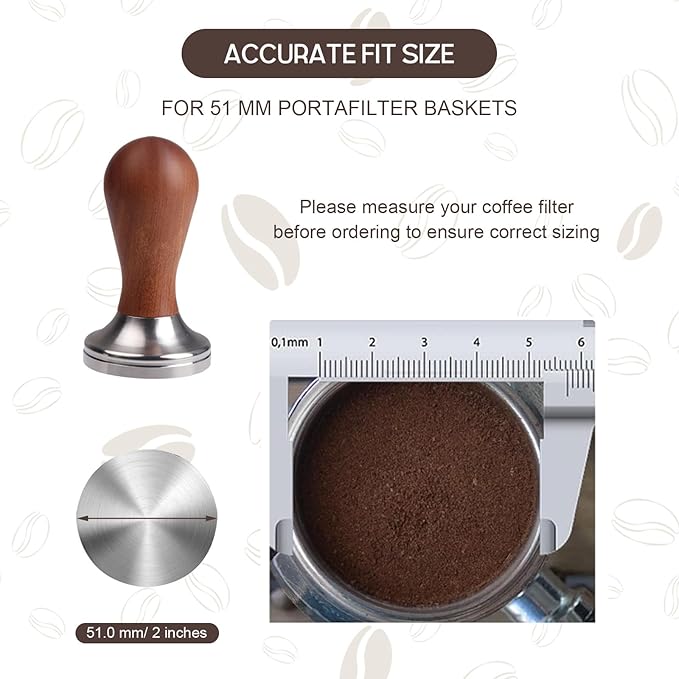 23 PCS Espresso Tamper Set,Coffee Accessories Kit Barista Kit,with 51mm Espresso Tamper,WDT Tool,Frothing Pitcher,Tamper Mat,Barista Towel,Coffee Brush,Latte Art Pen and Decorative Stencils