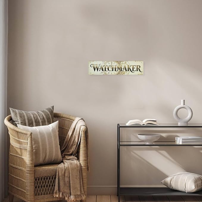 Watchmaker Sign Retro Store Tin Sign Vintage Metal Decorations 4×16 Inches Gifts For Handicraft Lovers - Image 7