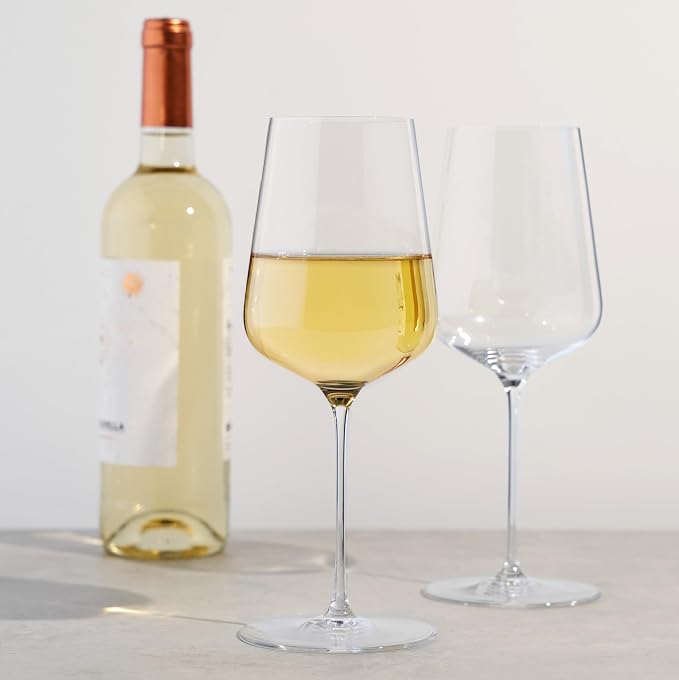 Spiegelau Definition Crystal Universal Wine Glasses for Red and White Wines, Durable Drinking Glasses for Housewarming, Birthday Party, Wedding Gifts, Home Bar, Elegant Glassware, 19 oz, Set of 2 - Image 7