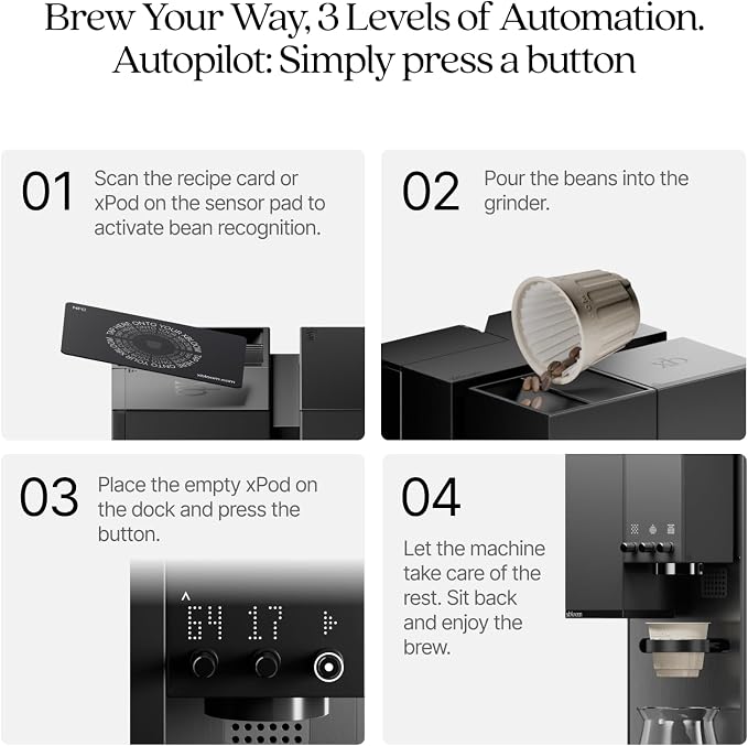 xBloom Studio Coffee Machine, Drip Coffee Maker, Grinder&Scale, AppControl - Image 4