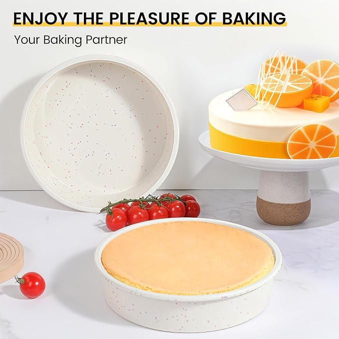 Vinino 6 Inch Round Cake Pan, Silicone Mold with Metal Frame | Perfect for Small Cakes, Cheesecakes & Desserts, Nonstick Surface, Easy Release and Cleanup - Image 7