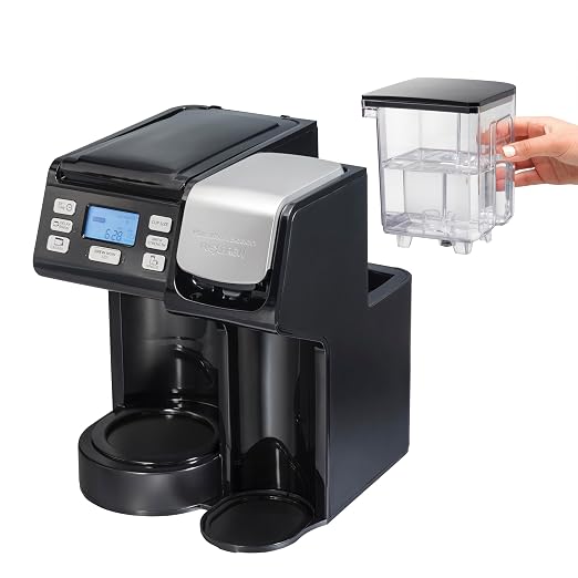 Hamilton Beach FlexBrew Trio 2-Way Drip & Single Serve Coffee Maker | Single Serve Coffee Maker & 12 Cup Coffee Maker | Compatible With K-Cups, Pods or Grounds | Fast Brewing | Black | 49902JN - Image 9