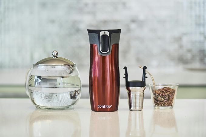 Contigo West Loop Autoseal Travel Mug, Stainless Steel Thermal Mug, Vacuum Flask, Leakproof Tumbler, Coffee Mug with BPA-Free Easy-Clean Lid - Image 8
