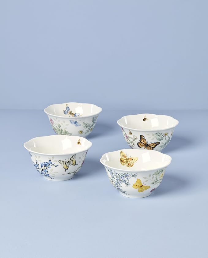 Lenox 897796 Butterfly Meadow Herbs Rice Bowls, Set Of 4 - Image 2