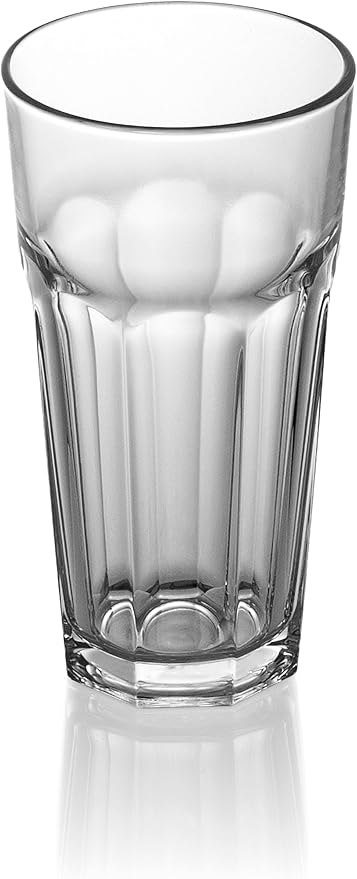 Red Co. Set of 6 Clear Glass 16 Fl Oz Drinking Highball Tumblers for Water, Juice, Beer, Cocktails - Image 8