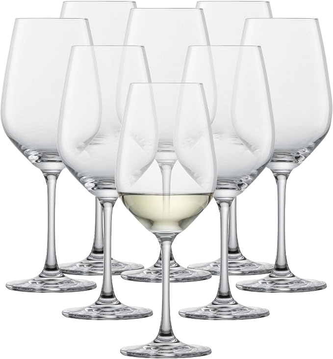 SCHOTT ZWIESEL Forté White Wine Glasses (Set of 8), Wine Glasses for White Wine, Dishwasher-Safe Machine-Made Tritan Crystal glasses, Made in Germany (9.5 Ounce) by Unknown