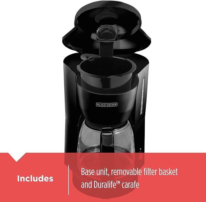 BLACK+DECKER Single-Serve Coffee Maker with 50oz Reservoir | Single-serve brewer with 50oz reservoir, K-Cup and ground coffee compatibility and travel mug clearance. - Image 4