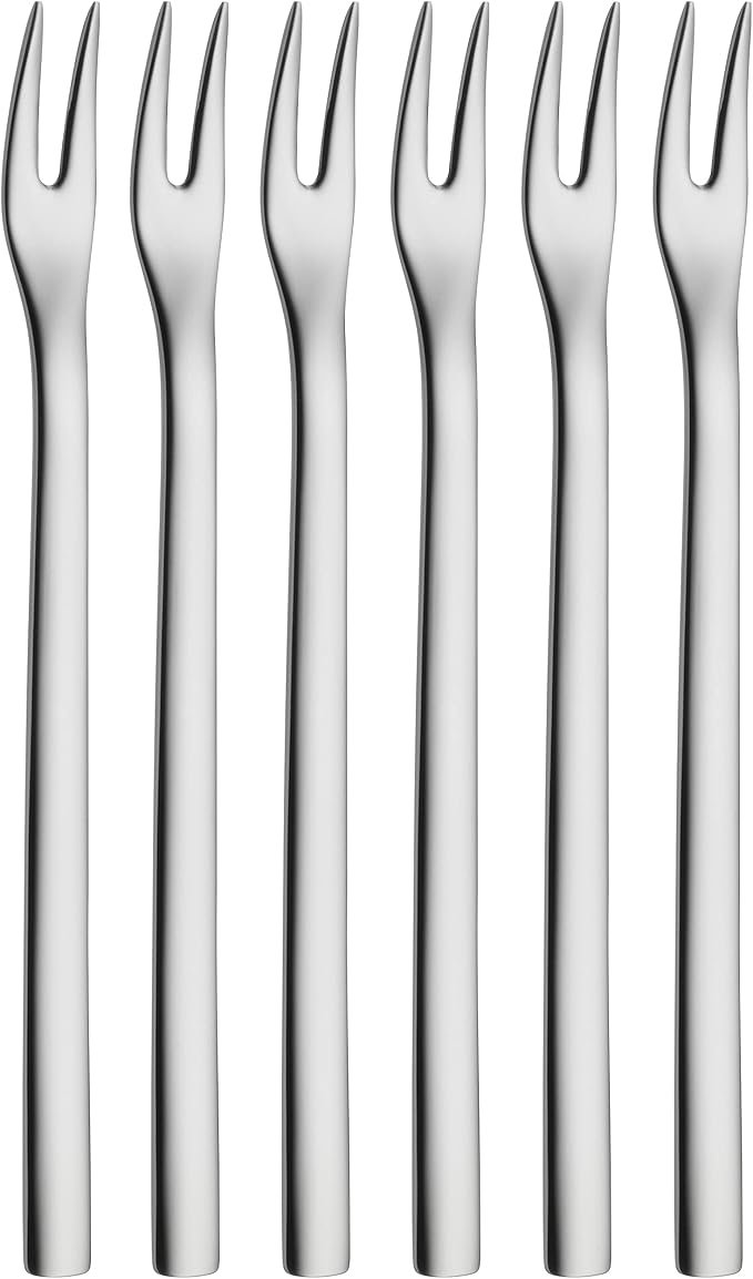 WMF Snack Forks Set of 6 Nuova Cromargan Stainless Steel 18/10 Polished by WMF