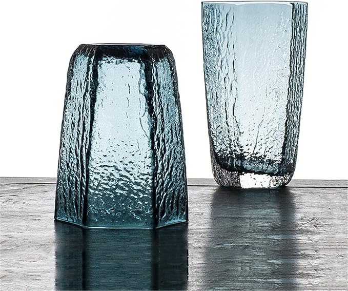 Glass Tumblers Drinking Glasses, hammered Lead-free crystal glass Cup Kitchen Glassware(Small) - Image 6