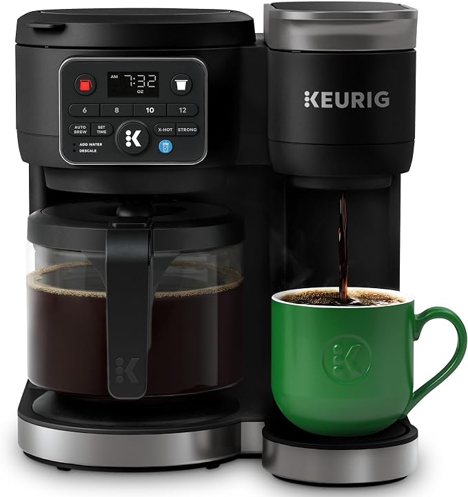 Keurig K-Duo Hot & Iced Single Serve & Carafe Coffee Maker, MultiStream Technology, 72oz Reservoir (Gen 2) | MultiStream Technology, Reservoir (Gen 2) by Keurig