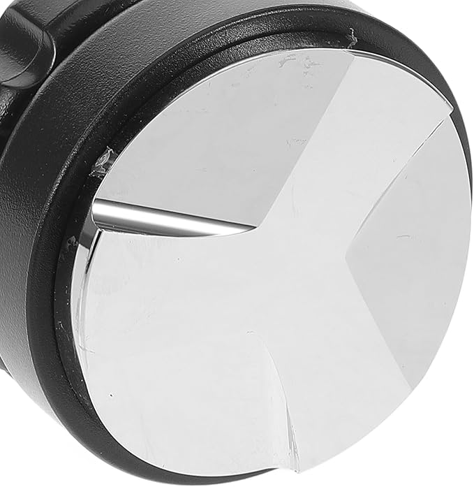 Espresso Coffee Tamper and Distributor with Three-leaf Three-paddle Design Abs Black Coffee Tamping Tool for Even Grounds Distribution Compatible with Espresso Machine Accessories